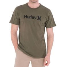 Hurley Pánské triko , Seasonal OAO Solid | HATS1025 | OLIVE | XL