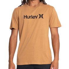 Hurley Pánské triko , Seasonal OAO Solid | HATS1025 | GOLDEN | XL