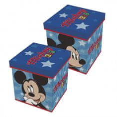 Arditex Úložný box s víkem / taburetka 2v1 MICKEY MOUSE, WD13015