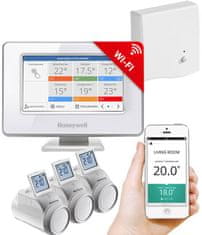 Honeywell Evohome Starter Set CZ, Evohome Touch WiFi + 3x termohlavice + BDR91, +5% ErP 8