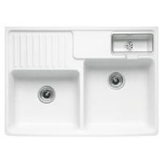 Villeroy & Boch VILLEROY & BOCH 6323.92.R1, kemeninový dřez 89,5 x 63 x 22 cm, bílá alpin