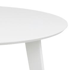 Design Scandinavia Jídelní stůl Roxby, 105 cm, bílá