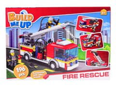 Mikro Trading BuildMeUp stavebnice - Fire rescue 196 ks v krabičce