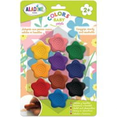 Aladine Vícehranné voskovky Colors baby petal 10 ks