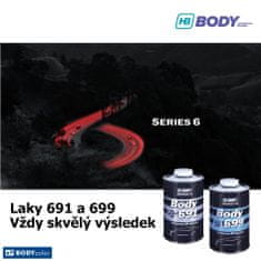 HB BODY 699 CLEAR (1l) - lak s vysokým leskem pro vytvoření pomerančové struktury pro auta 