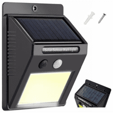 BB-Shop LED solární svítidlo se senzorem pohybu a soumraku, 48 LED, 2 ks