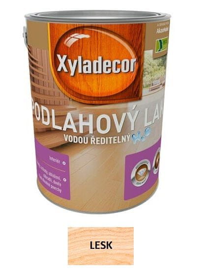 XYLADECOR Xyladecor Podlahový lak na vodní bázi 5l (Lesk Bezbarvý)