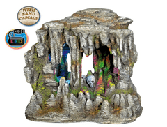 Nobby Akvarijní dekorace Jeskyně s LED 22cm