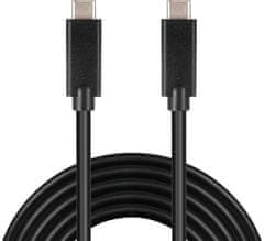 PremiumCord USB-C kabel ( USB 3.1 generation 2, 3A, 10Gbit/s ) 3m, černá