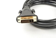 PremiumCord DVI-D propojovací, dual-link, DVI(24+1), MM - 2m