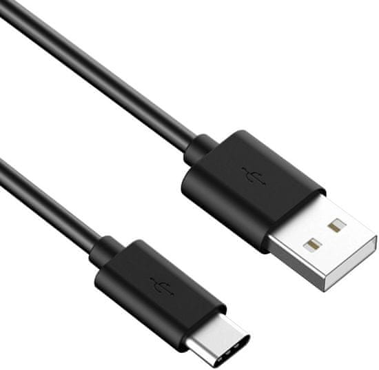 PremiumCord kabel USB 3.1 C/M - USB 2.0 A/M, rychlé nabíjení proudem 3A, 2m