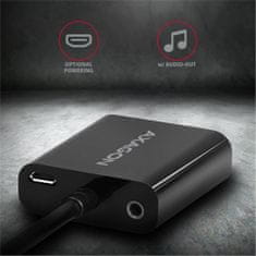 AXAGON RVH-VGAN HDMI - VGA adapter FullHD, 1920*1200, audio OUT, power IN