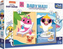 Trefl Oboustranné puzzle Baby Shark BABY MAXI 2x10 dílků