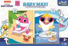 Trefl Oboustranné puzzle Baby Shark BABY MAXI 2x10 dílků