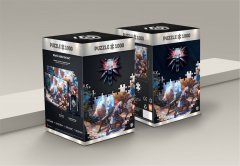 Good Loot Puzzle Witcher - Geralt & Triss in Battle 1000 dílků