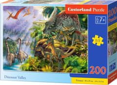 Castorland Puzzle Údolí dinosaurů 200 dílků