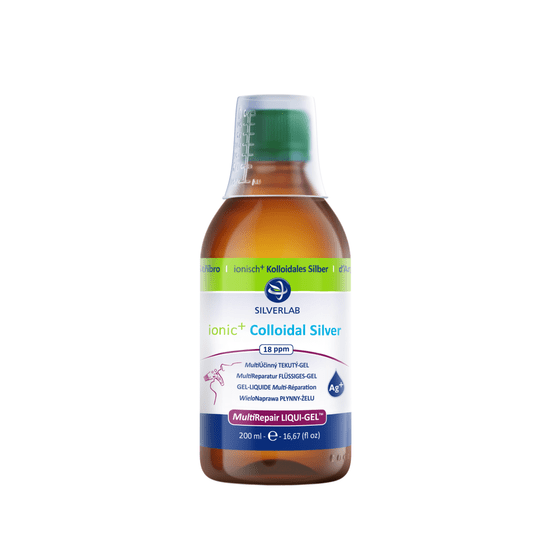 Koloidní stříbro Silverlab Gel 18 ppm 200 ml