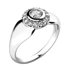 Pattic Zlatý briliantový prsten AU 585/1000 G10898B01