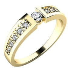 Pattic Zlatý prsten s diamanty AU 585/1000 G10775ZL01