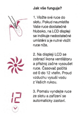 Soler&Palau Osoušeč rukou ECOHAND-N, vysoký výkon, energetická a ekologická úspora, infračervený ON/OFF senzor, krytí IP22, ochrana proti vandalismu (IK10), LCD displej, elegantní design