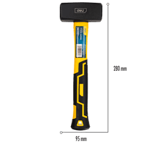 Deli Tools Palice fiberglass 1000g EDL447010