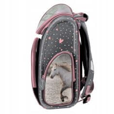 Paso Luxusní školní batoh aktovka i pro prvňáčky Kůň růžový
