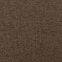 Vidaxl Podnožka hnědooranžová 45 x 29,5 x 39 cm textil a umělá kůže