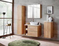 COMAD COMAD CAPRI OAK 811A FSC Nízká skříňka s košem na prádlo - Comad