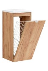 COMAD COMAD CAPRI OAK 811A FSC Nízká skříňka s košem na prádlo - Comad