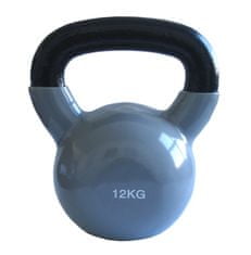 ACRAsport Kettlebell 12 kg litina s vinylovým potahem