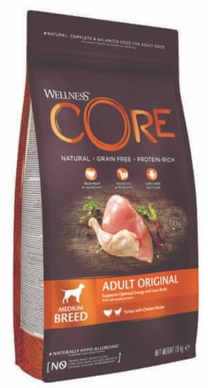 WELLNESS-CORE Original Turkey with Chicken Recipe 1,8 kg