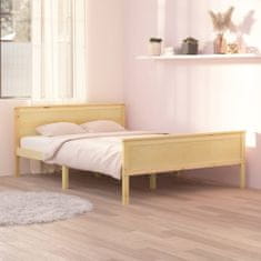 Greatstore Rám postele masivní borové dřevo 120 x 200 cm