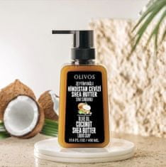 Tekuté olivové mýdlo s vůní "BAMBUCKÉ MÁSLO a KOKOS" - 450 ml 