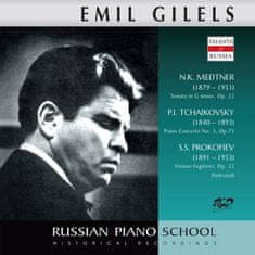 Gilels Emil: Medtner - Sonata, / Tchaikovsky - Piano Concerto No. 3 / Prokofiev - Visions Fugitives