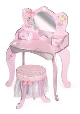 55534A Dřevěný toaletní stolek se zrcadlem a dřevěnou židličkou Magic Maria 2022