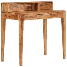 Greatstore Psací stůl se zásuvkami z masivního dřeva 88 x 50 x 90 cm