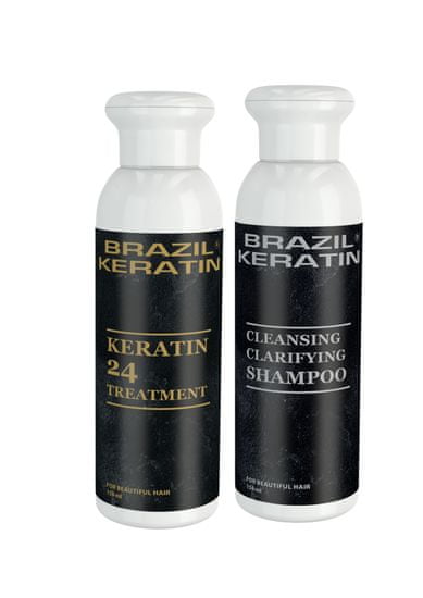 Brazil Keratin Beauty keratin 24 h 150 ml + čistící šampón 150 ml Brazil Keratin