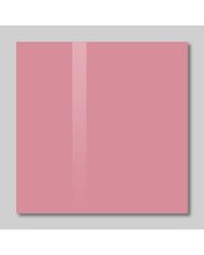 SMATAB® Růžová perlová skleněná pracovní a kancelářská tabule 48 × 48 cm