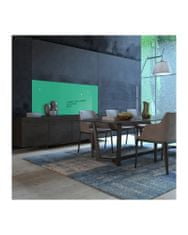 SMATAB® skleněná magnetická tabule zelená smaragdová 100 × 200 cm
