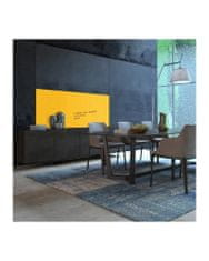 SMATAB® Žlutá exotická skleněná pracovní a kancelářská tabule 35 × 35 cm