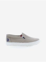 U.S. Polo Assn. Béžové pánské slip on tenisky U.S. Polo Assn. Marc 40