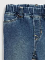Gap Dětské džíny s pružným pasem 12-18M