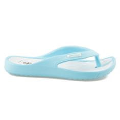 Amiatex Modré pohodlné žabky na léto + Ponožky Gatta Calzino Strech, odstíny modré, 36