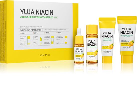 Some by mi Some By Mi YUJA Niacin 30DAYS Brightening starter kit - Sada rozjasňujících produktů na pleť s vitamínem C