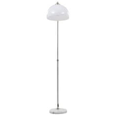 Greatstore Klenutá lampa 60 W stříbrná E27 200 cm