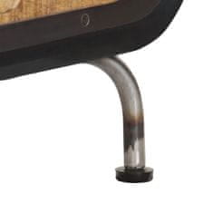 Greatstore Konferenční stolek 100 x 50 x 35 cm masivní mangovníkové dřevo