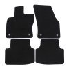 J&J Automotive PREMIUM BLACK velurové autokoberce pro Seat Leon III 2012-2020 4ks