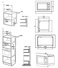 Beko vestavná mikrovlnná trouba BMOB17131X - rozbaleno