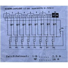 Dexon Spínací skříň LK110A pro 100V okruhy