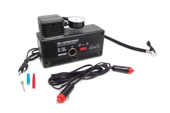 AMIO Automobilový kompresor 12V / 230V, ACOMP-13